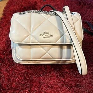 Coach chain strap shoulder or crossbody